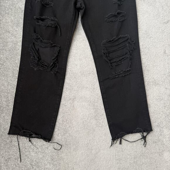 Altar'd State Jeans Womens 27 Ceros Distressed High Rise Straight Leg Ripped - Picture 3 of 11